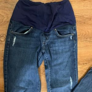 James jeans maternity dark wash skinny jean